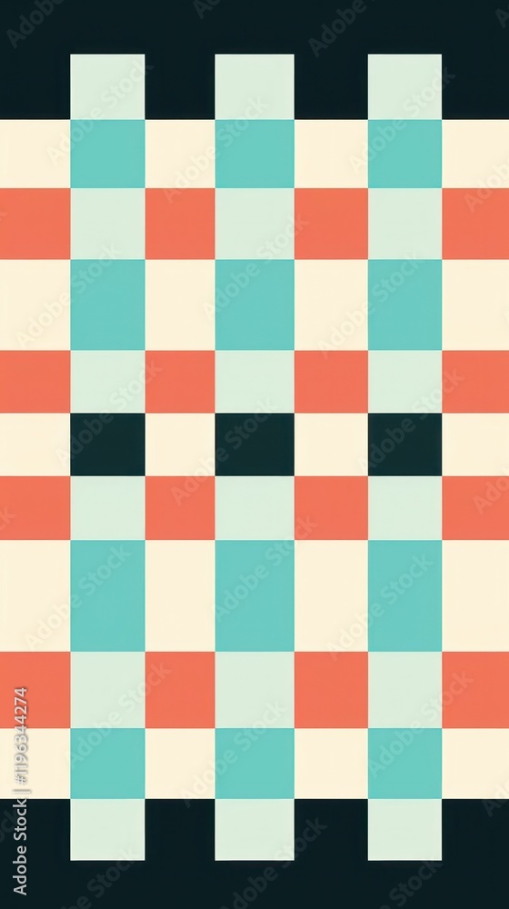 Poster checkered pattern backgrounds repetition.
