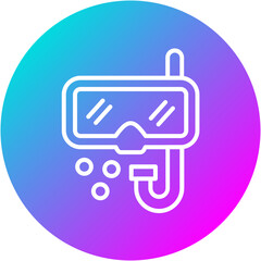 Snorkeling Icon