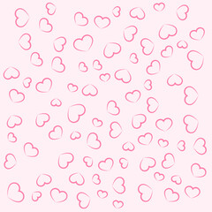 Creative love heart pattern background for wrapping paper, valentine's day backdrop texture, romantic wedding design