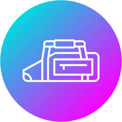 Fencing Equipment Bag Icon