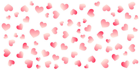 Decorative red love heart pattern wallpaper for valentine romantic couple