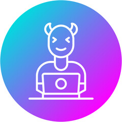 Internet Troll Icon