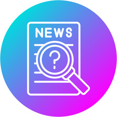 News Skepticism Icon