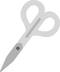 眉用ハサミのアイコンのイラスト