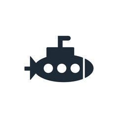 Bathyscaphe. Deep dive. Analysis and discovery of new. Research. Vector linear illustration icon isolated on white background.