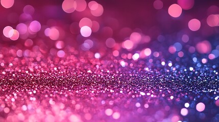 Pink purple glitter bokeh background, festive backdrop