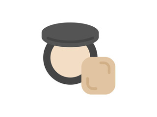 ファンデーションのアイコンのイラスト