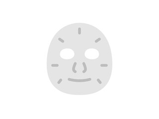 フェイスパックのアイコンのイラスト
