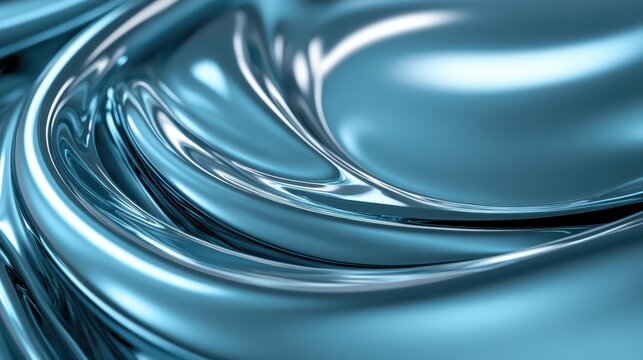 Captivating blue circular design on vibrant background, modern abstract masterpiece for tech and art enthusiasts