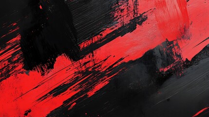 Red black paint strokes texture background design