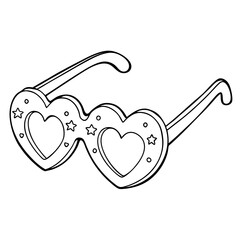 heart glasses