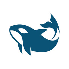 Orca logo icon design