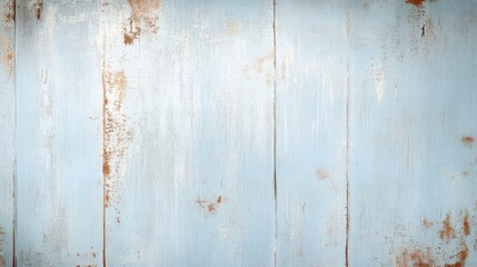 Obraz premium Blue textured wall with rust and white contrast, study in aged industrial decay