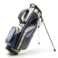 Golf Bag 3D Render on white background
