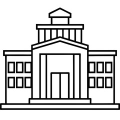 Company Office Black Silhouette