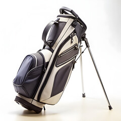 Golf Bag 3D Render on white background
