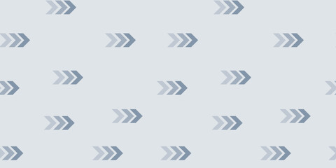 Gray arrows pattern on a light background for modern design projects and textiles