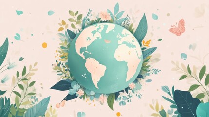 Earth Day Celebration: A Floral Embrace of Our Planet
