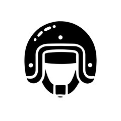 Vintage Motorcycle Helmet Icon
