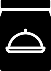 Obraz premium Food Takeout Glyph Icon