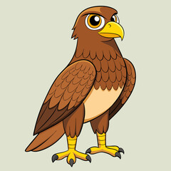 common buzzard on a branch