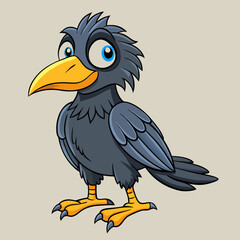 crow bird cartoon