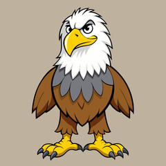 bald eagle cartoon