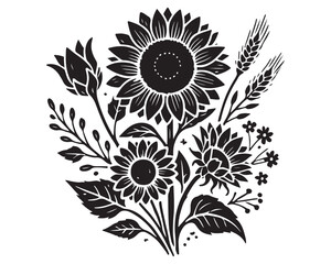 Sun flower ( Bundle) 22.eps