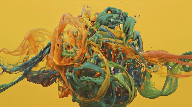 hand drawn illustration abstrack background