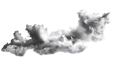 Isolated cloud formation white background stock photo nature aerial view atmospheric beauty