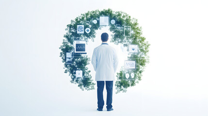 Digital transformation in healthcare with healthtech devices and innovative technologies, revolutionizing patient care, diagnostics, and medical management.
