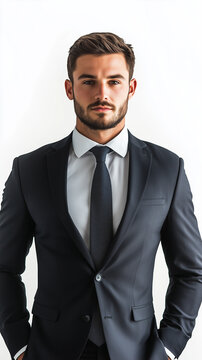 close-up of well-dressed man