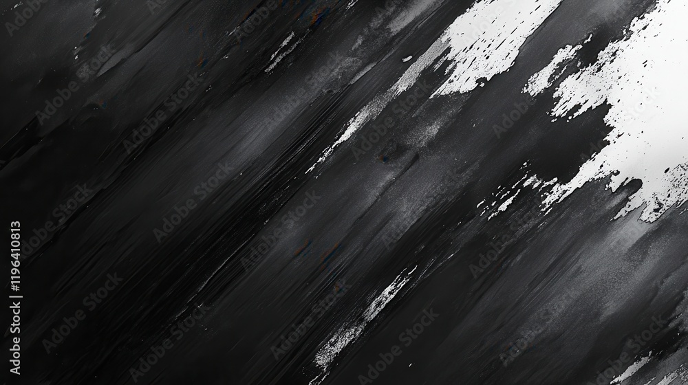 Poster deep black watercolor texture, a rich black background with varied strokes and subtle roughness, cre