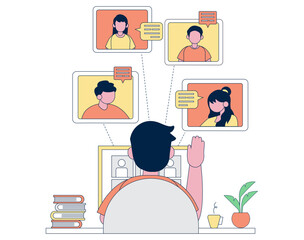 back to school illustration