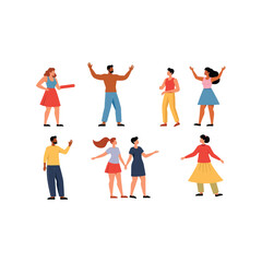 Fototapeta premium set of children