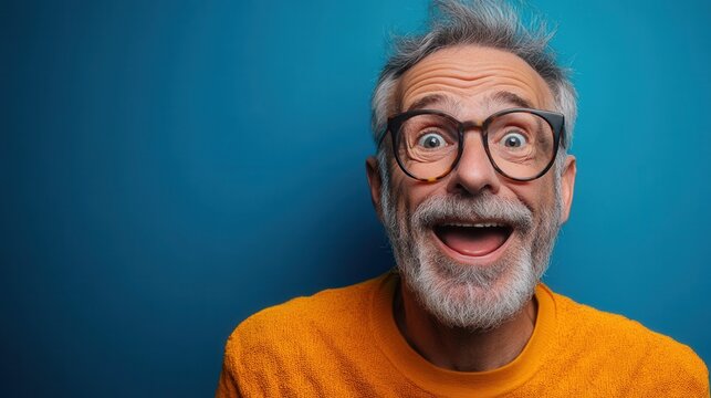 Playful Expression, a man showcasing a variety of humorous facial expressions, engaging with the viewer in a lighthearted manner