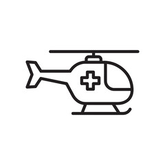 Medical Helicopter Icon