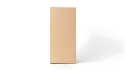 A tall, narrow paperboard box with a gradient matte finish, placed in the center, isolated on a white background.