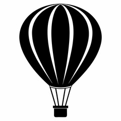 Naklejka premium Hot Air Balloon Shadows Art