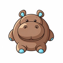 Naklejka premium A hippopotamus doll.