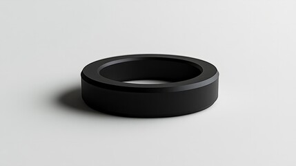 Metal Piece on a Solid Color Background &ndash; Industrial Minimalism