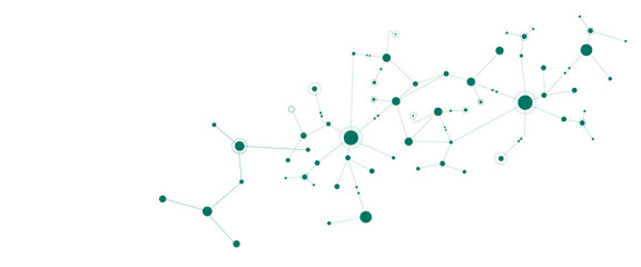 Vector design Network and Connection concept. Simple technology graphic background.