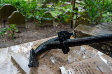 Trafalgar Cemetery in British Overseas Territory of Gibraltar. also known as the Southport Ditch...