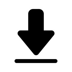 download glyph icon