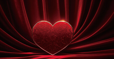 red velvet heart