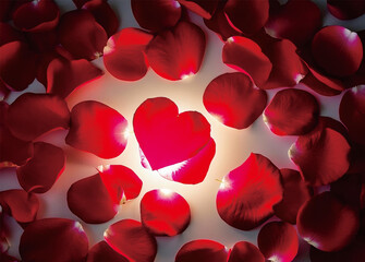 red rose petals background