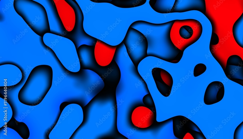 Poster 3d abstract background with paper cut shapes. abstract design layout for business presentations, fly