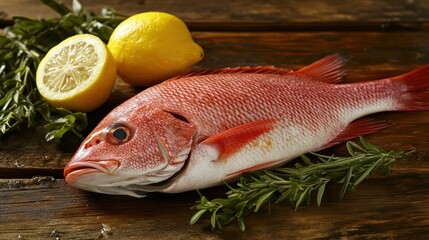 Fresh Red Snapper with Lemon and Herbs