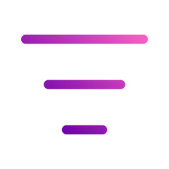 Obraz premium filter gradient icon