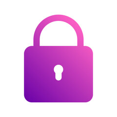 lock gradient icon